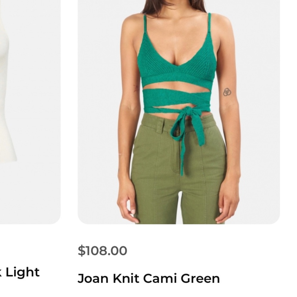 For love and lemons Joan knit cami